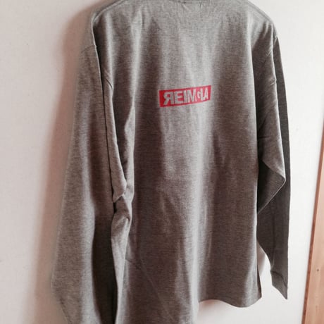 BLAX LOGO Long T-shirts(Gray)