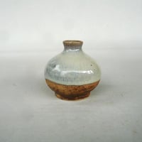藁灰釉一輪挿し