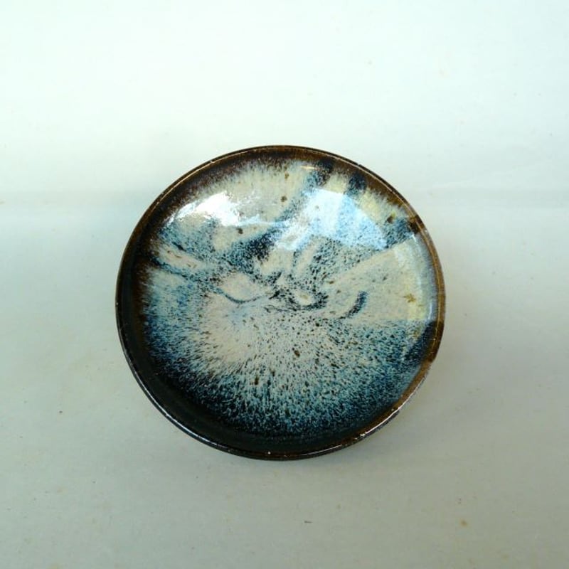 中国　葛徳和造　火入　建水　海鼠釉 syodaijar1-1.jpg