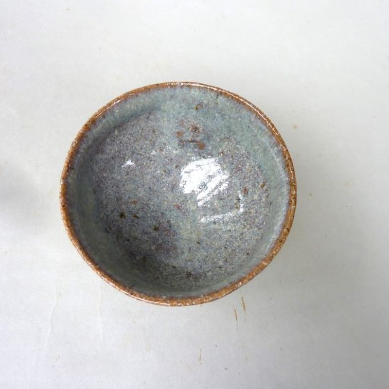 藁灰釉ぐい吞み 桐箱別料金 | 因久山焼窯元
