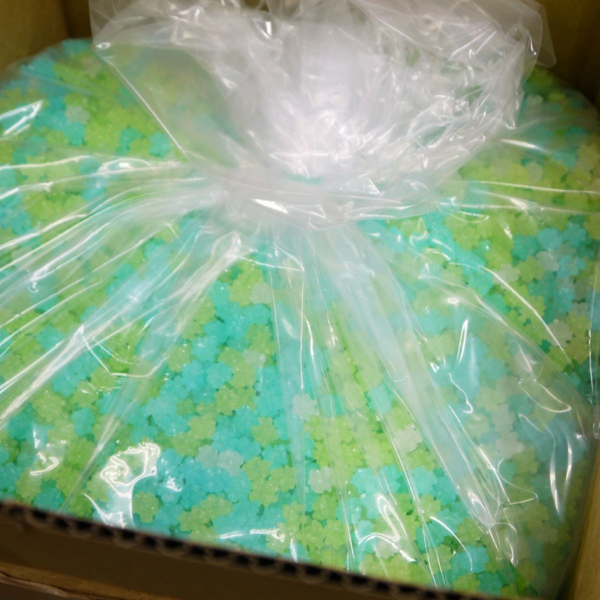 クリスタルあじさい金平糖(バルク6kg)色合いくっきり！ツノくっきり