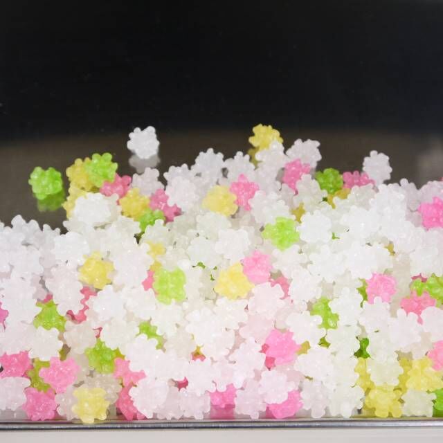 金平糖様 クリスタル金平糖/小輪(1kg)小粒ミックスこんぺい糖♪ 美形