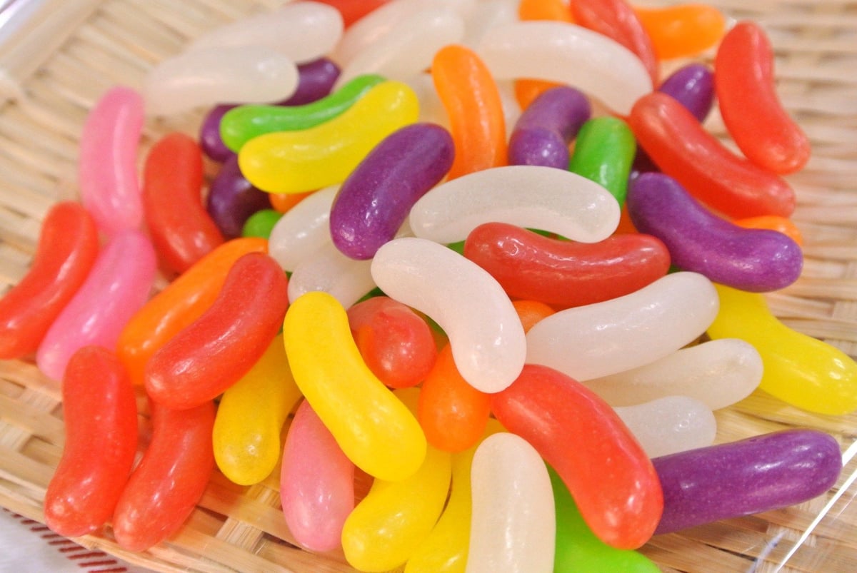 ゼリービーンズ(1kg)お馴染み繭型の糖衣掛けゼリー♪ | 「駅前