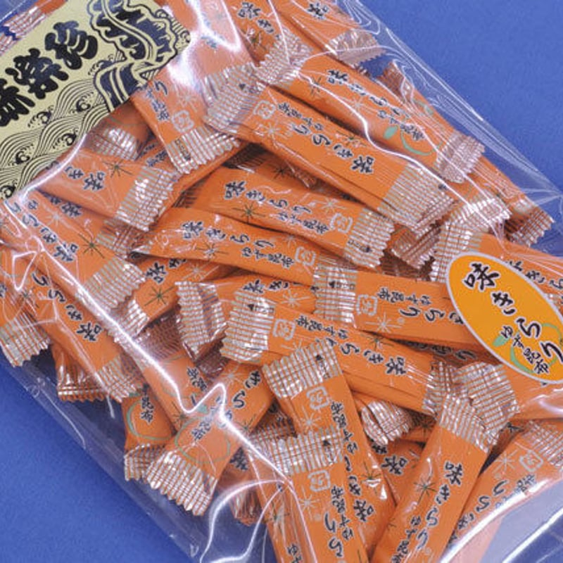 味きらり(お手頃150g)柚子味砂糖掛け昆布/ゆずの香りいっぱい