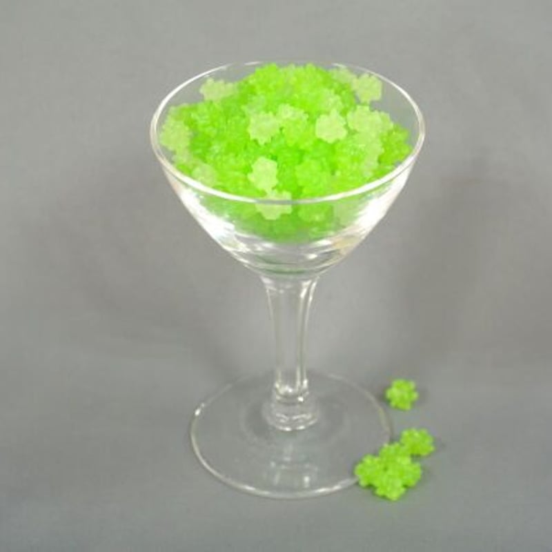 クリスタル若草金平糖(1kg)目にも鮮やか緑色の小粒こんぺい