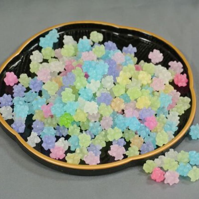 クリスタルあじさいの園金平糖/小綸(1kg)目にも鮮やか青色主体の