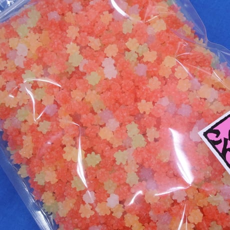 クリスタルもみじ金平糖(１ｋｇ)色合いくっきり！ツノくっきりの小粒金平糖♪