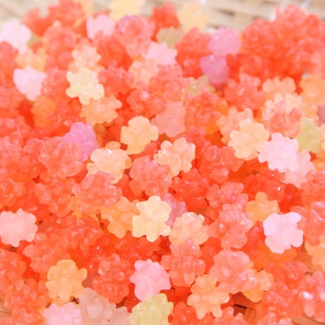 クリスタルもみじ金平糖(１ｋｇ)色合いくっきり！ツノくっきりの小粒金平糖♪