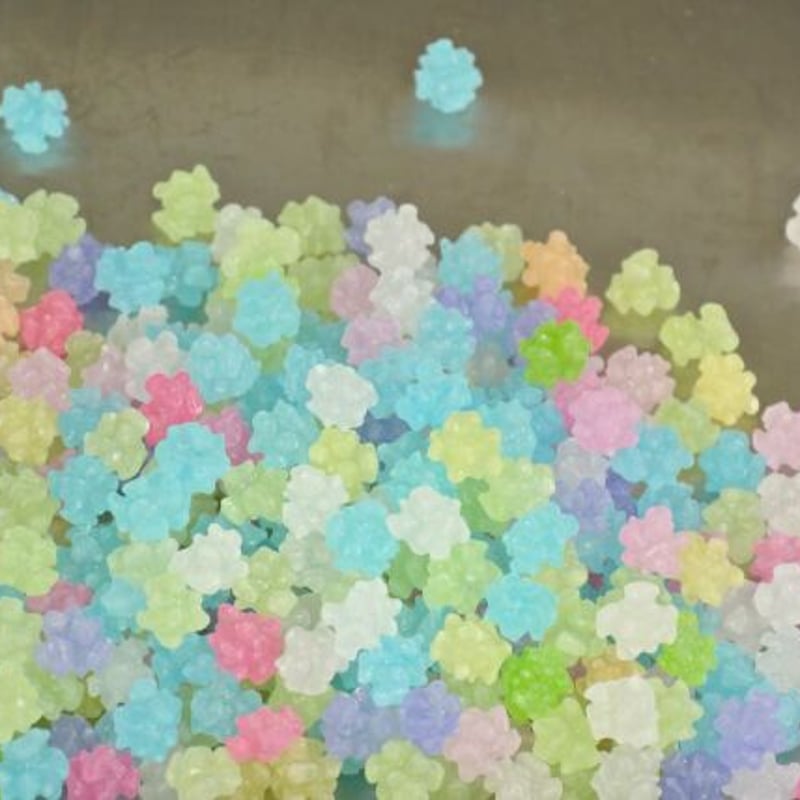 クリスタルあじさいの園金平糖/小綸(1kg)目にも鮮やか青色主体の