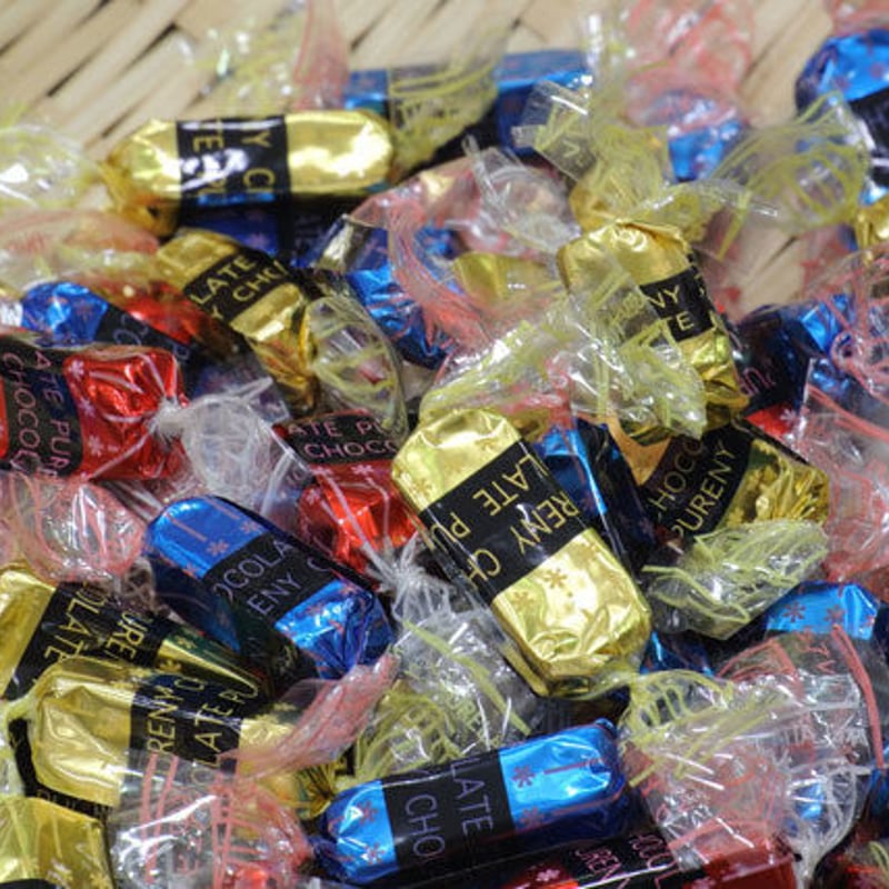 常温便】ピアニーチョコ(たっぷり500g)カラフル包装の一口チョコ