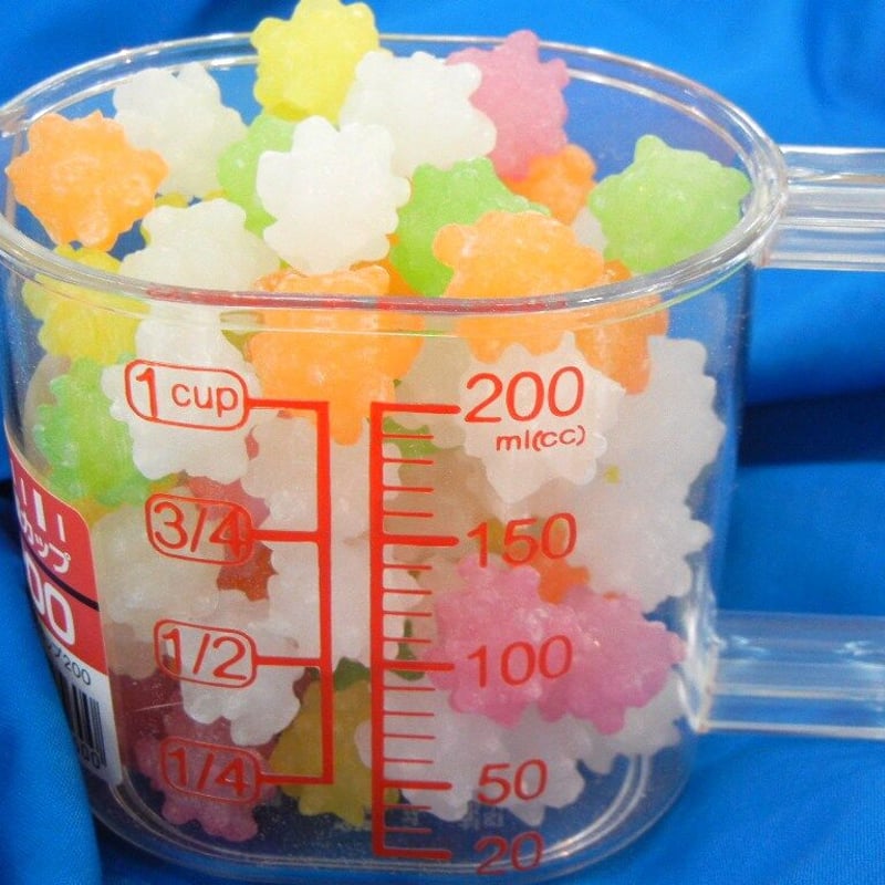 金平糖(たっぷり1kg)白主体の赤、黄、緑、橙の5色ミックス金平糖
