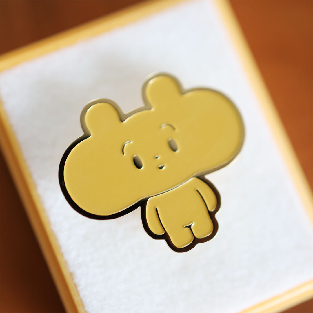 大特価 チラシ おたふくま ぽくぽく Shop Design Maniackers | ぴんばっじ（金） アクセサリー