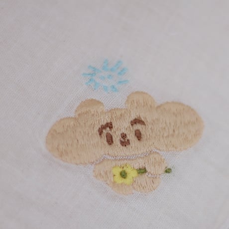 おたふくま ぽくぽく がーぜ はんかち