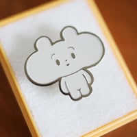 おたふくま ぽくぽく ぴんばっじ（金と銀）2個セット