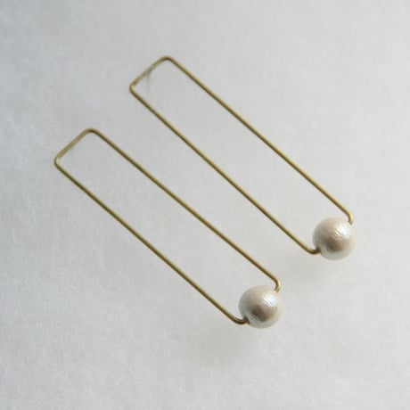 rectangle pearl pierce [VP-033k]