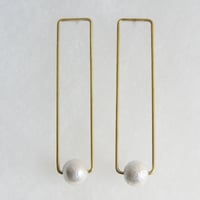 rectangle pearl pierce [VP-033w]