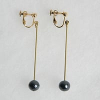 pearl earring long [VE-003b]