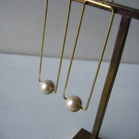 rectangle pearl pierce [VP-033k]