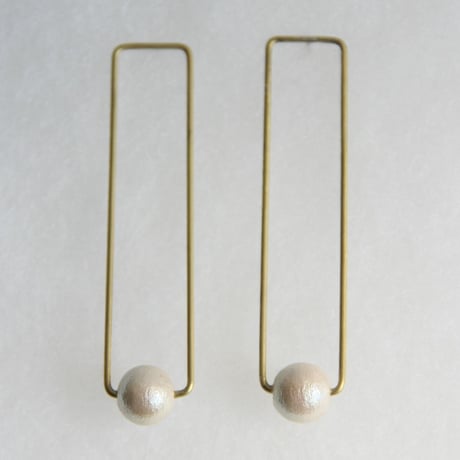 rectangle pearl pierce [VP-033k]