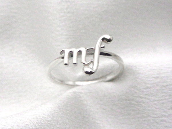 リング　指輪　メゾピアノ　ナチュラル　メゾフォルテ　ダブルフラット　シャープ メゾフォルテ リング | KONDUCT