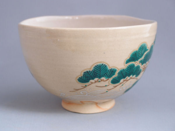 銹絵輪蓋置17代永楽善五郎(而全)而妙斎好書付 共箱錆絵輪千家十職