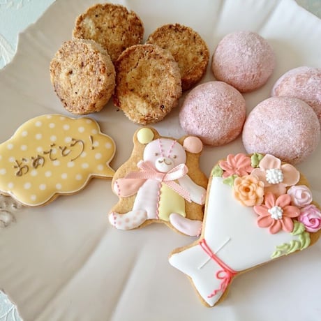 ミニクマ＆花束　焼き菓子set