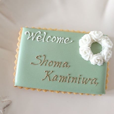 【カード型】薔薇リース