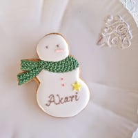 雪だるま　アイシングクッキー