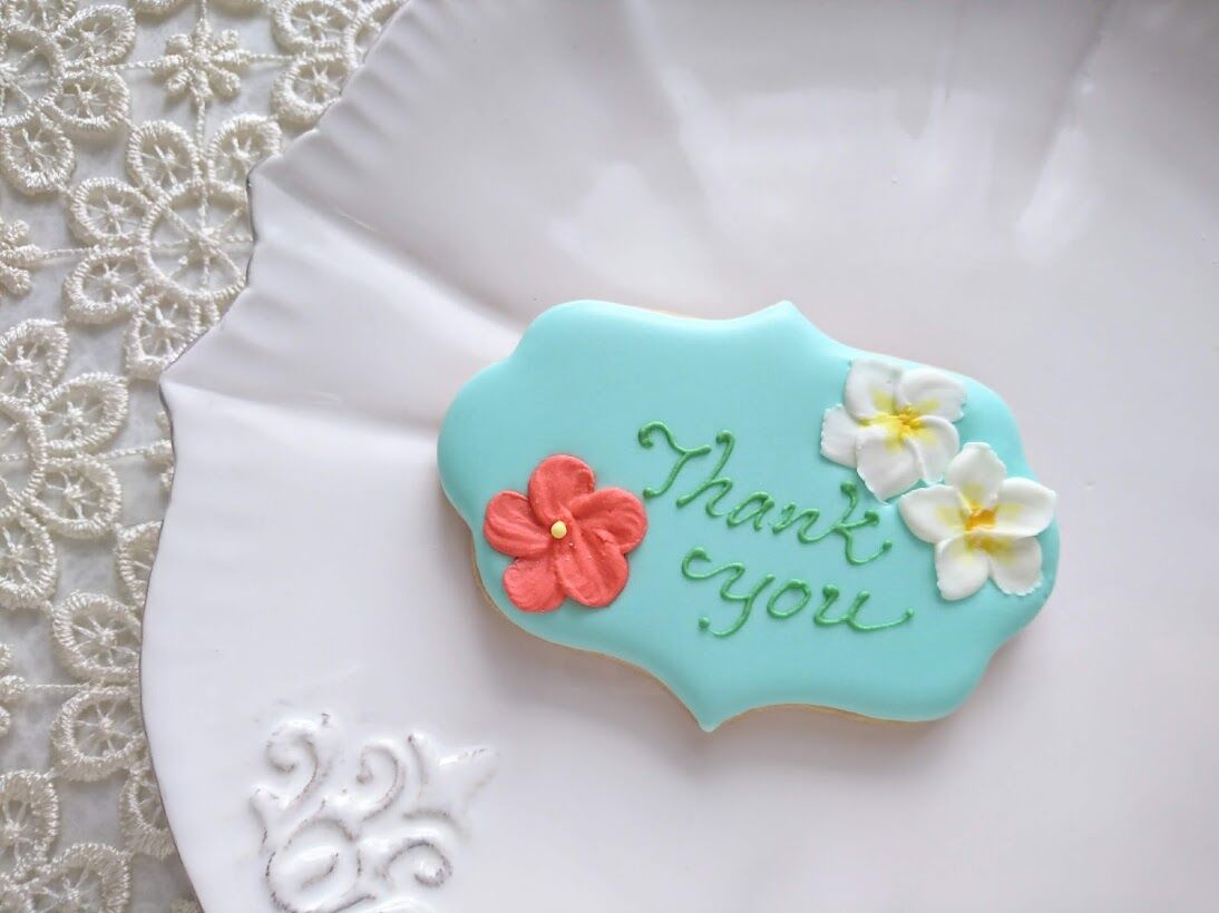 プレート型やや大きめ】アロハクッキー | ｽｲｰﾂｷﾞﾌﾄ ﾌﾟﾃｨｼｭｼｭ petit