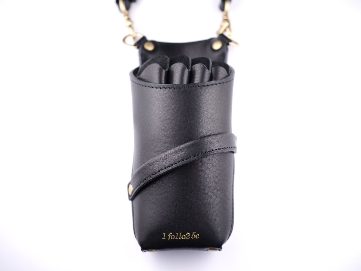 ホワイト＆ライトグレー　６丁差し　本革シザーケース　SCA-150/CWB ホワイト＆ライトグレー 6丁差し 本革シザーケース SCA-150/CWB