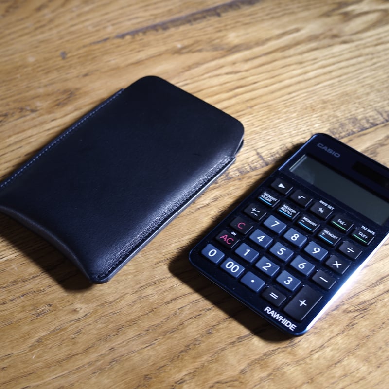 カシオ プレミアム電卓S100NB専用ケース | RAWHIDE