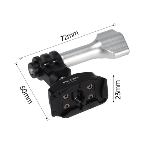 FC2554B F22 F38 アクションカメラ用ボールヘッドクイックリリーストッププレート