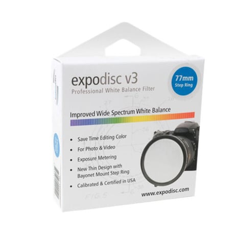 ExpoDisc v3  [77mm ホワイトバランスフィルター]