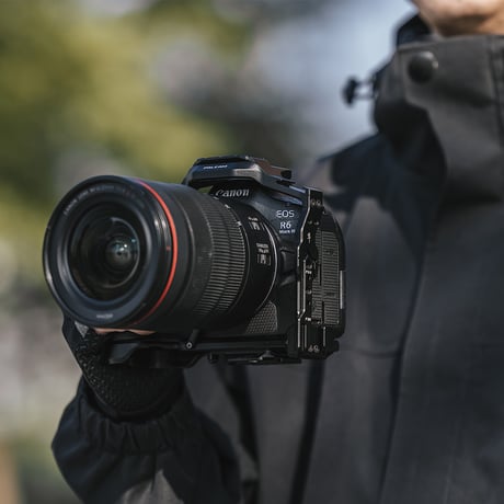 FC4802B Canon EOS R6 Mark III /R5 Mark II/R5/R5C/ R6/ R6II/用 クイックリリースカメラケージ