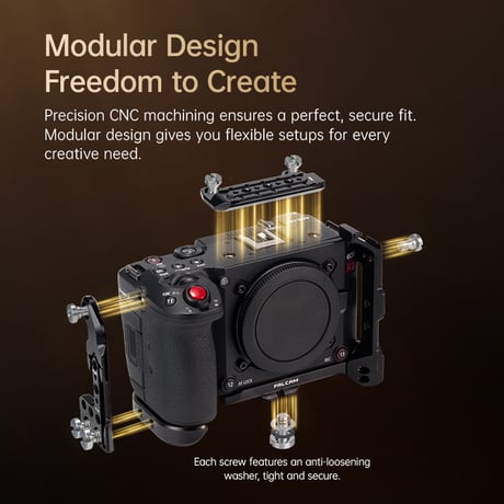 FC5B02 Canon C50用 クイックリリースカメラケージ