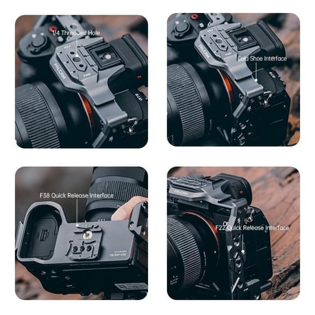 FC2635 F22＆F38 Sony カメラケージ (A7M3 /A7S3/ A7R4/ A1用)