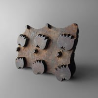 NA004　インド「ブロック・プリント」版木