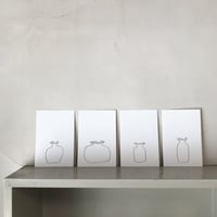 YOKO ANDERSSON YAMANO &PAPIER LABO.<GLASS BOTTLE CARD>