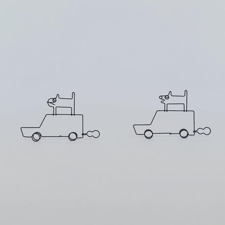 masao seki  wire イヌ乗りクルマ.ネコ乗りクルマ