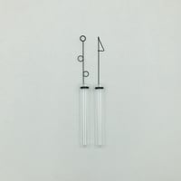 masao seki wire 試験管花器〇△二本セット