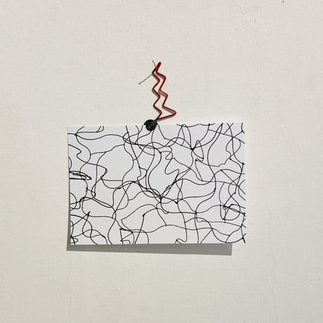 Masao Seki wire カード挟み