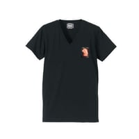 VネックTシャツ （BLACK）
