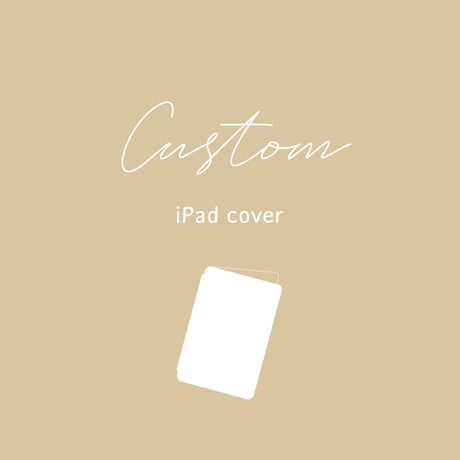[CUSTOM] iPad cover
