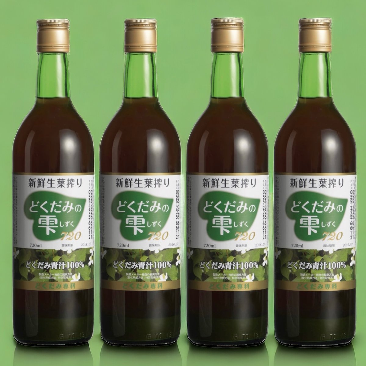 720-04◇どくだみの雫720ml／4本 | 公式＊どくだみ専科＊Online-Shop