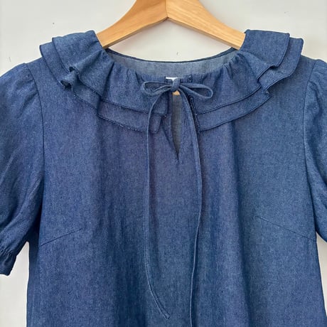 Chloe Blouse Indigo / クロエブラウス インディゴ