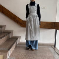 Marie & Margaret "Amy" Apron gray stripes