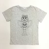 TENNIS CAT T-SHIRTS  GRAY/ テニスキャットTシャツグレー