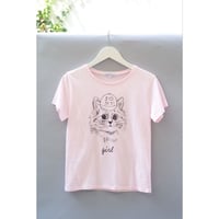 New York Cat T-Shirt ピンク