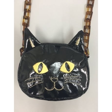 CAT SHOULDER BAG BLACK キャットショルダーバッグブラック