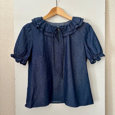 Chloe Blouse Indigo / クロエブラウス インディゴ